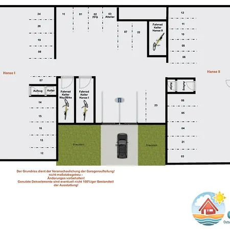 Hanseresidenz Ii Whg 01 Διαμέρισμα *